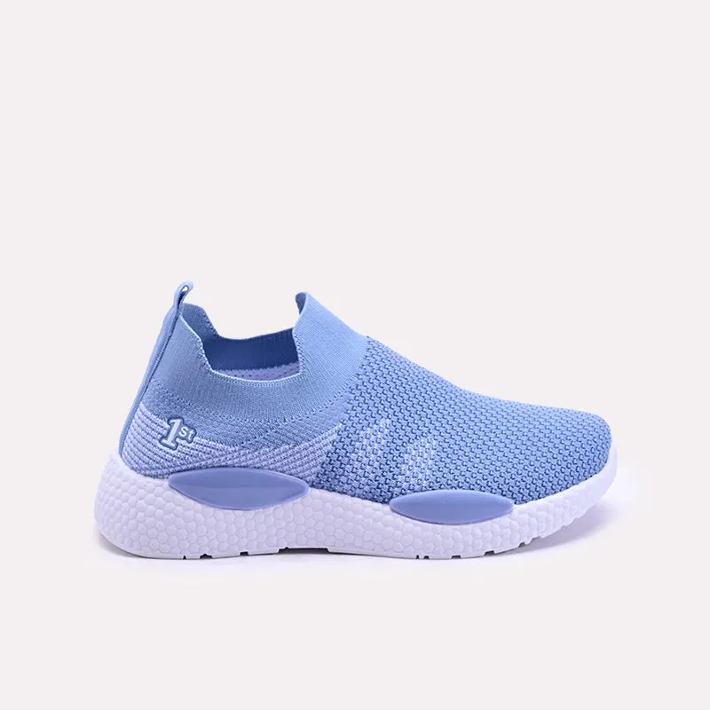 Serenelle Blue Slip On Sneakers 0440758