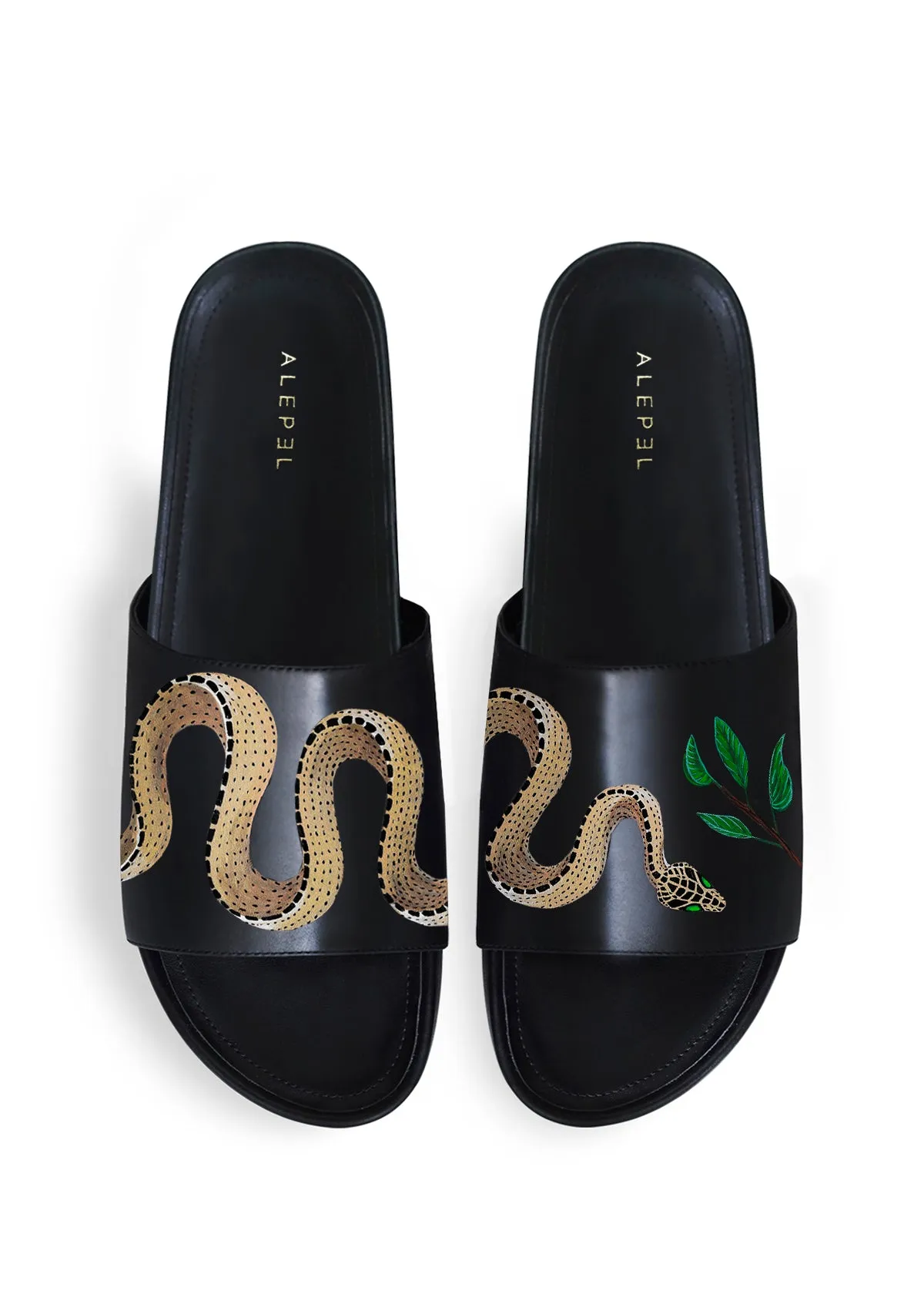 Serpent Black Slip On