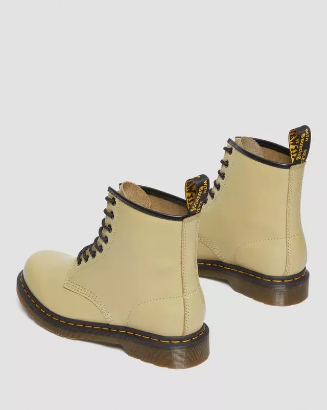 SIZE 3* Dr Martens 1460 Smooth Leather Pale Olive Boots