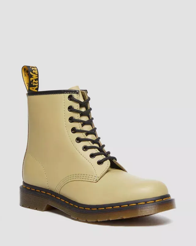 SIZE 3* Dr Martens 1460 Smooth Leather Pale Olive Boots