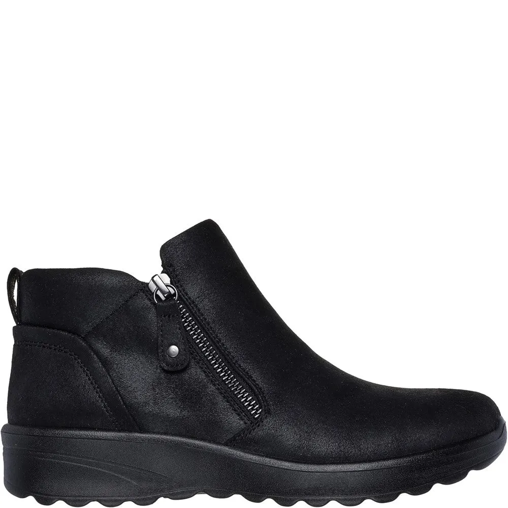 Skechers Lovely Vibe Fall In Bloom Ankle Boots
