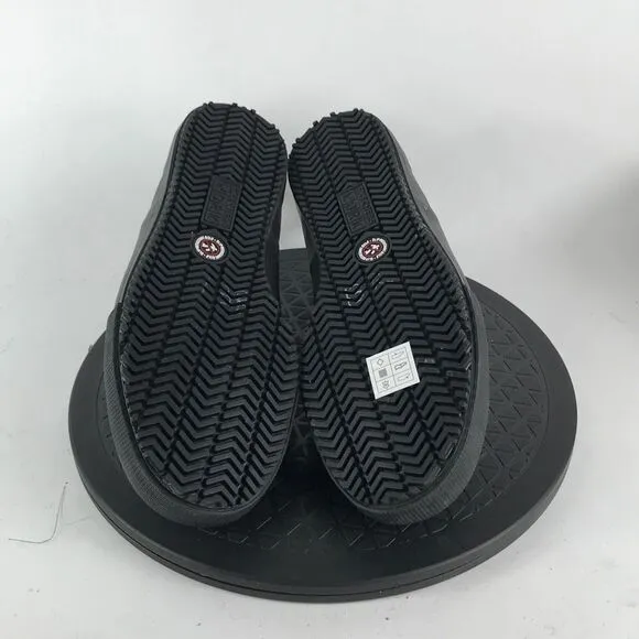 Skechers Slip Resistant Slip On Work Shoes Triple Black 771050 Men's Size 9.5
