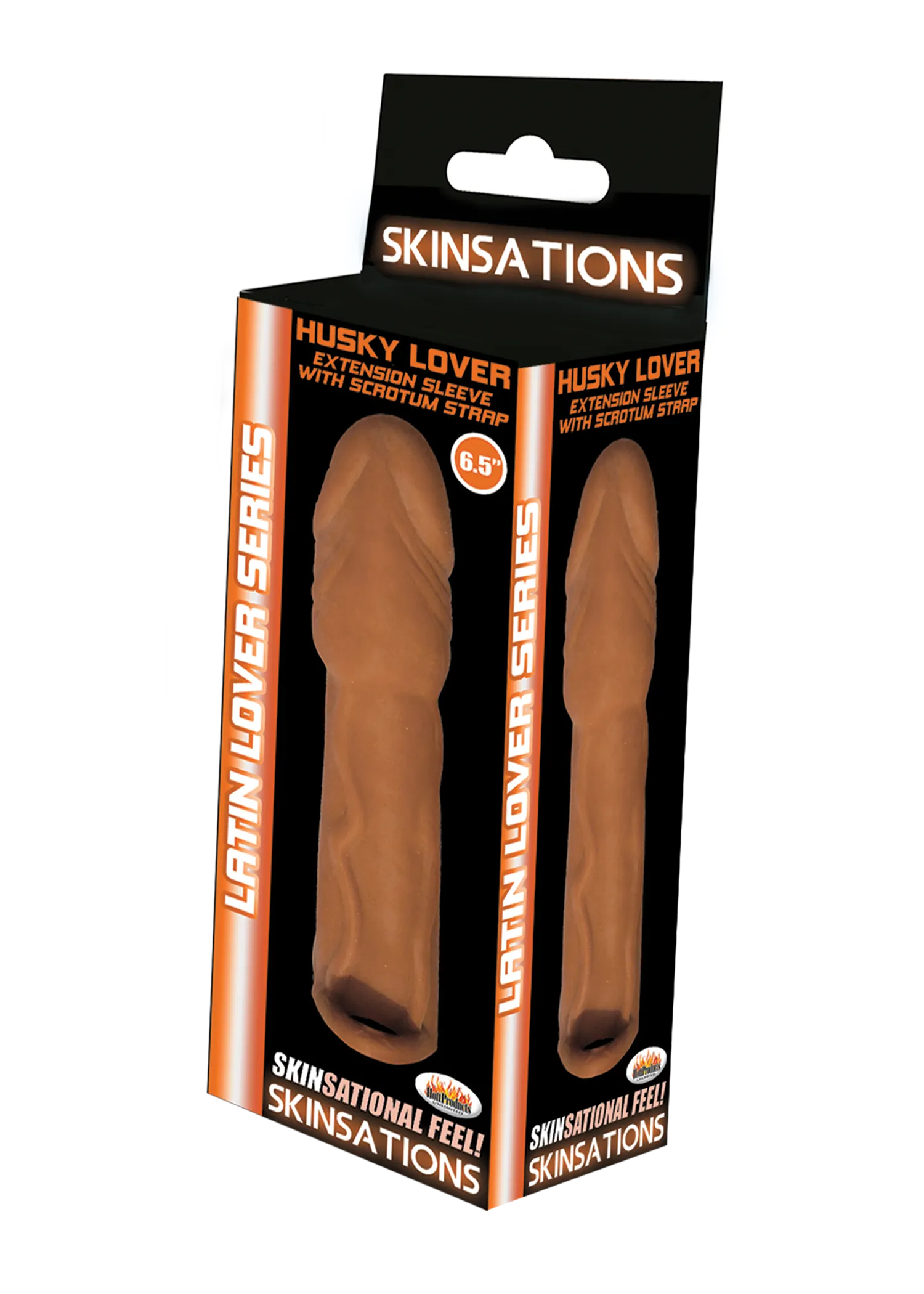 Skinsations Latin Lover Series Husky Lover 6.5 Inch - Brown