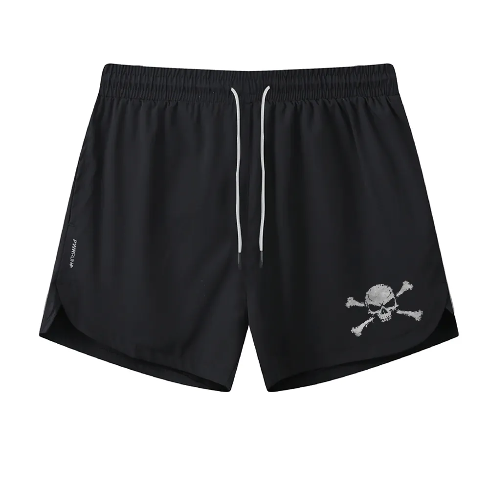 Skull X Graphic Shorts
