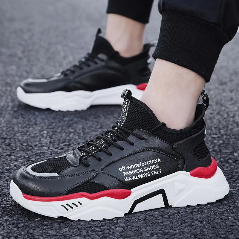 Sports shoes men's mesh breathable canvas shoes