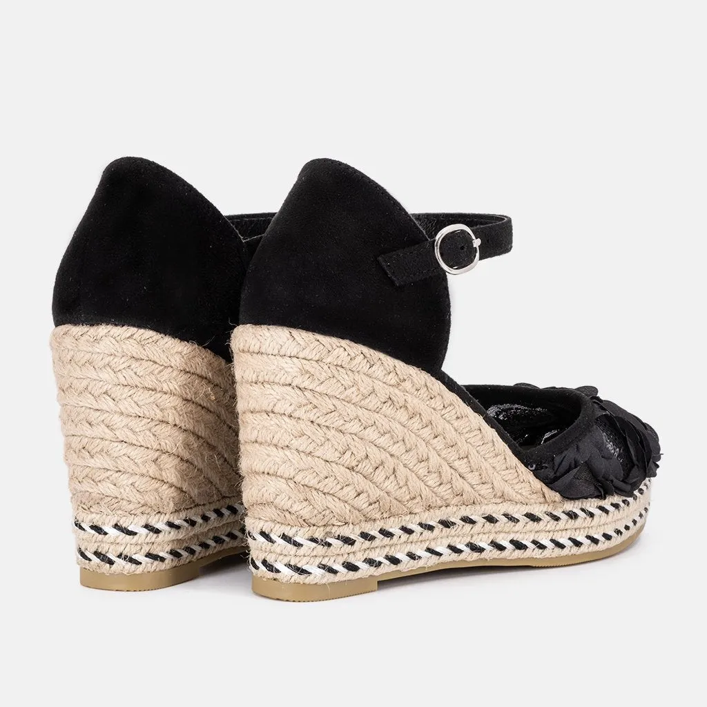 Stella Black Espadrille