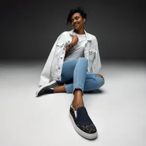 Step Into Spotlight in Gold Canvas Shoes