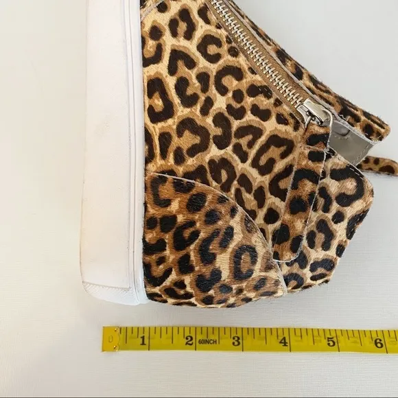 Steve Madden Caliber Leopard Zip Side Sneakers - 7.5