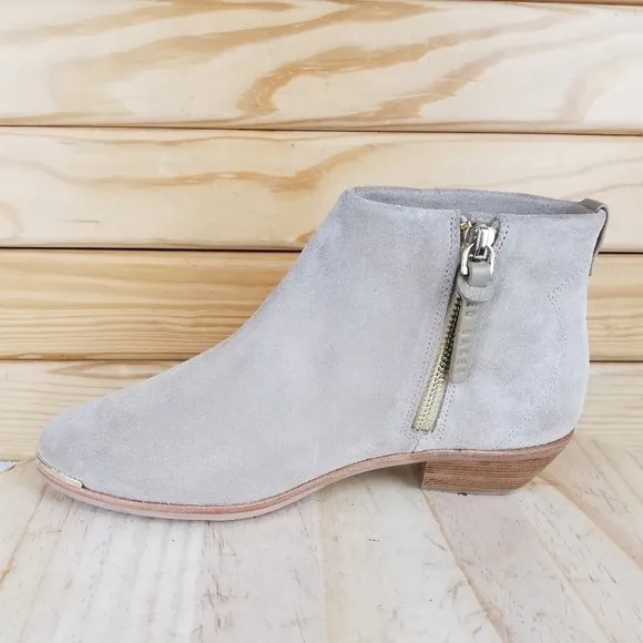 TED BAKER LONDON 37 EUR Suede/Leather Ankle Boots Studded Booties Western NEW