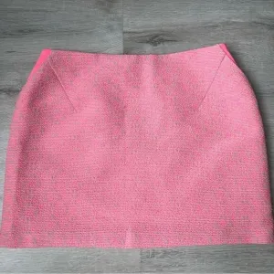 TED BAKER London Juleen Boucle Mini Skirt Color Hot Pink Size 4.