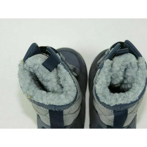 Timberland Snows Tomper Extreme Toddlers Boots Shoes Blue Leather Sz 4 New