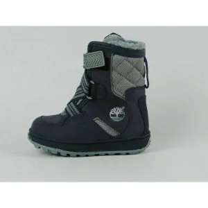 Timberland Snows Tomper Extreme Toddlers Boots Shoes Blue Leather Sz 4 New
