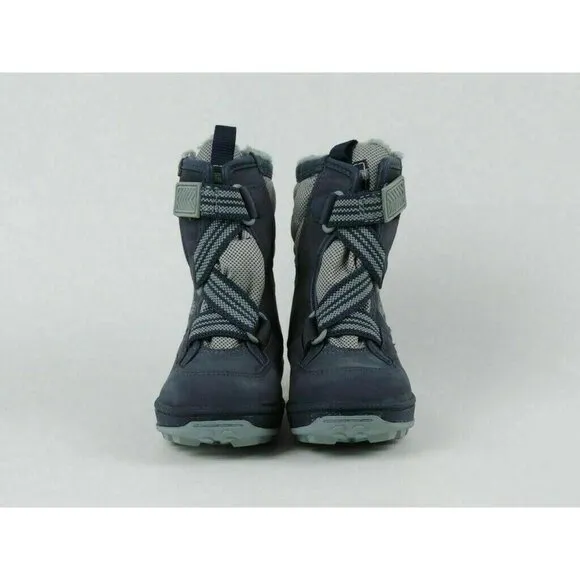 Timberland Snows Tomper Extreme Toddlers Boots Shoes Blue Leather Sz 4 New