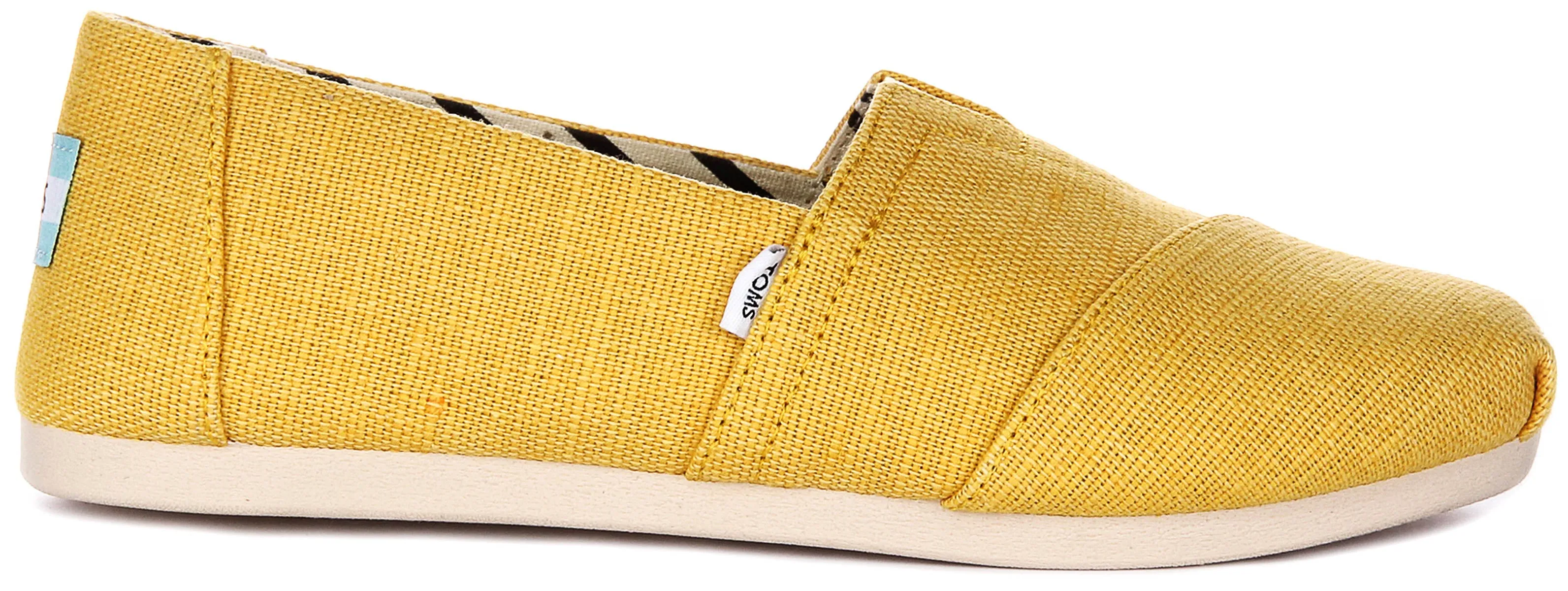 Toms Alpargata Heritage In Yellow For Women