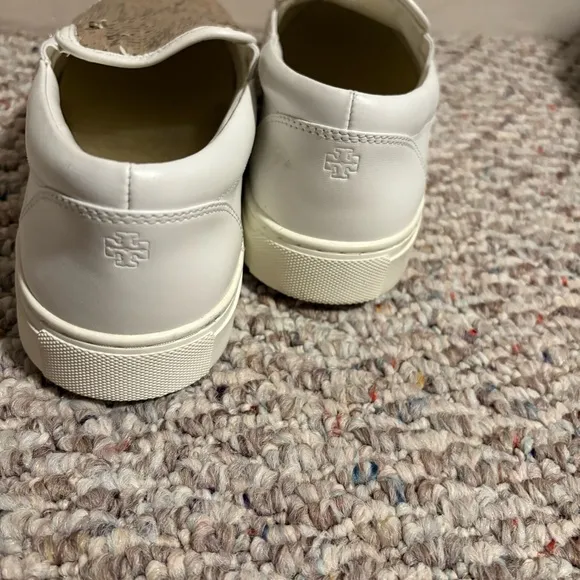 Tory Burch Carter Slip On Flip Sequins Gold Sneaker- Size 9