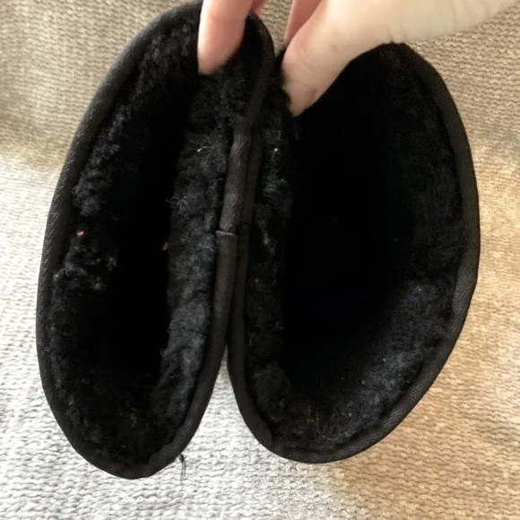 UGG Classic Tall Black Boot Sheepskin Fleece Australia Warm Y2K Winter 8