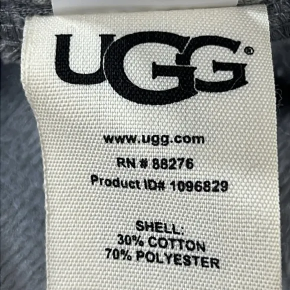 UGG‎ Pichot Double Knit Fleece Poncho Cape High Neck Cozy Comfort Pullover M/L