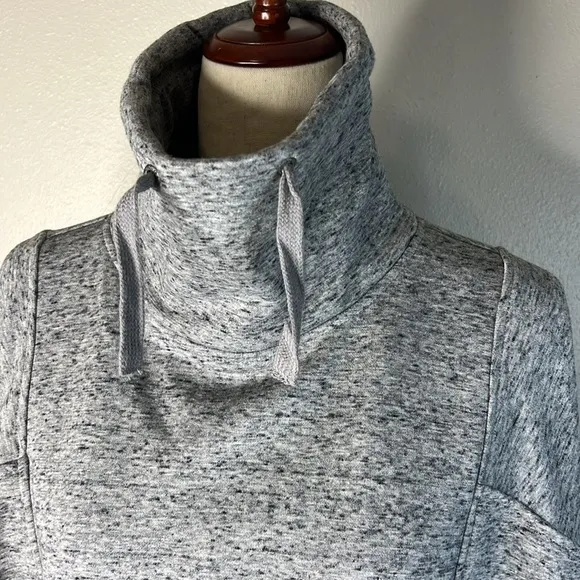 UGG‎ Pichot Double Knit Fleece Poncho Cape High Neck Cozy Comfort Pullover M/L