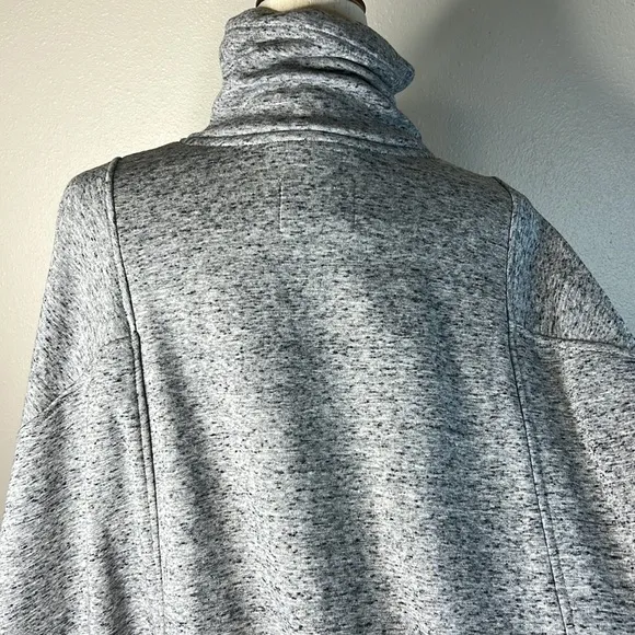 UGG‎ Pichot Double Knit Fleece Poncho Cape High Neck Cozy Comfort Pullover M/L