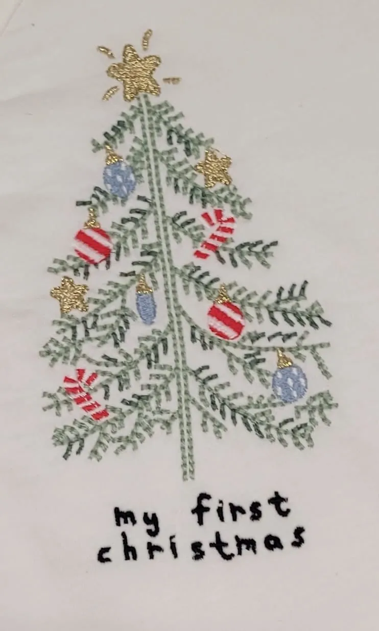 Unisex My first Christmas all in one