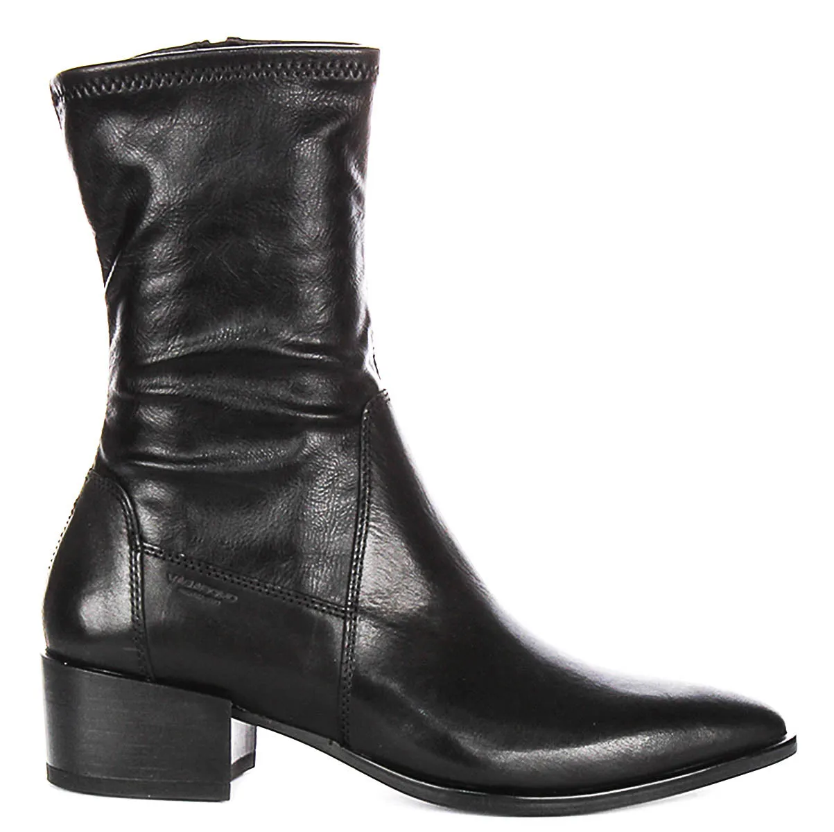 Vagabond Marja Cowboy Boots In Black For Women