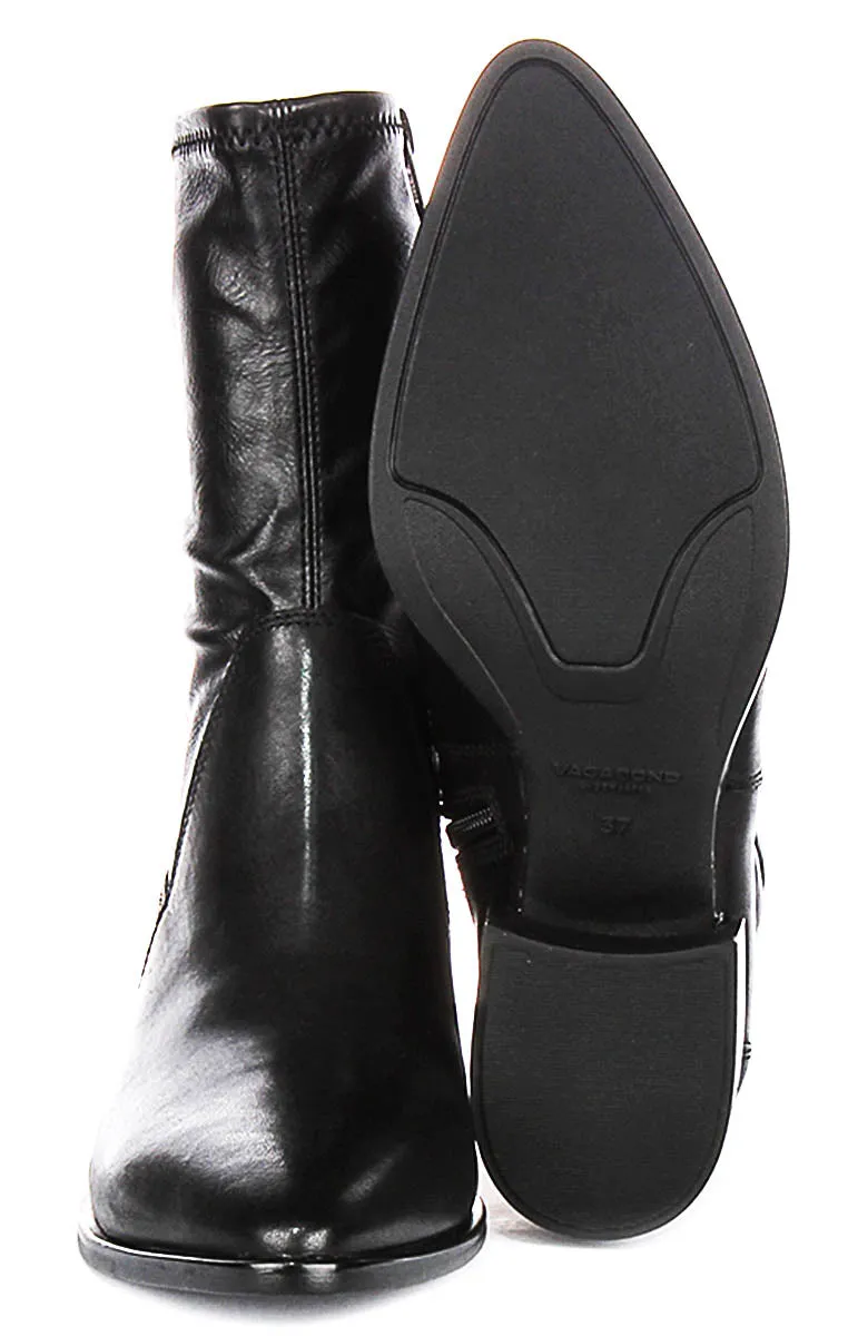 Vagabond Marja Cowboy Boots In Black For Women