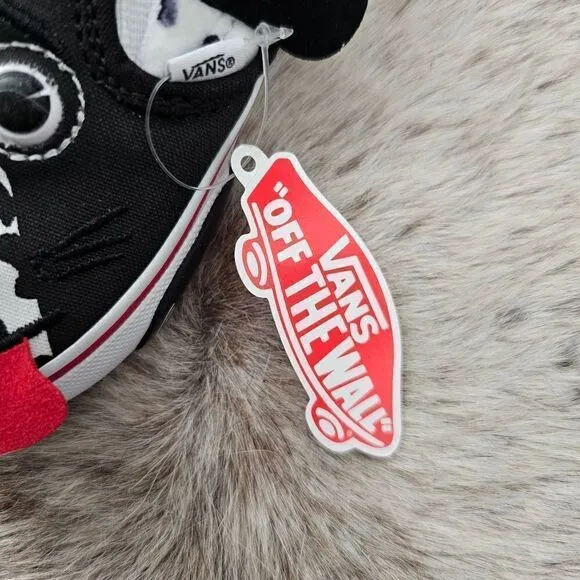 VANS Dalmatian Dog Toddler Kids Slip-On Shoes in Black &amp; White Size 5 NEW
