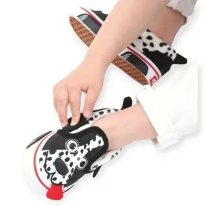 VANS Dalmatian Dog Toddler Kids Slip-On Shoes in Black &amp; White Size 5 NEW