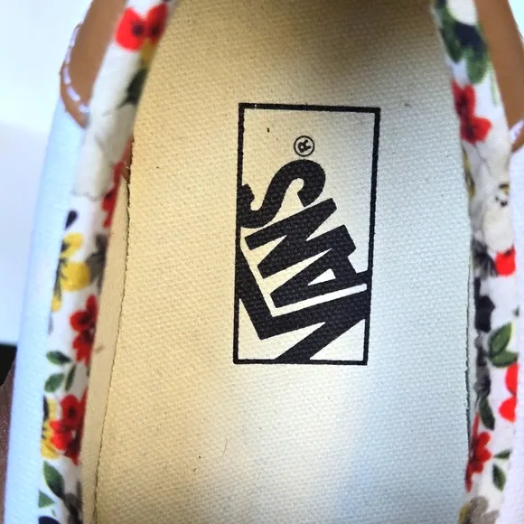 VANS ERA 59 C&amp;L Multi Floral White Men’s Low Top Canvas Shoes Size 6.5