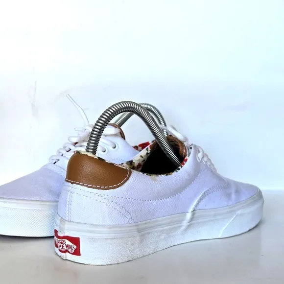 VANS ERA 59 C&amp;L Multi Floral White Men’s Low Top Canvas Shoes Size 6.5