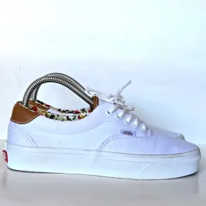 VANS ERA 59 C&amp;L Multi Floral White Men’s Low Top Canvas Shoes Size 6.5
