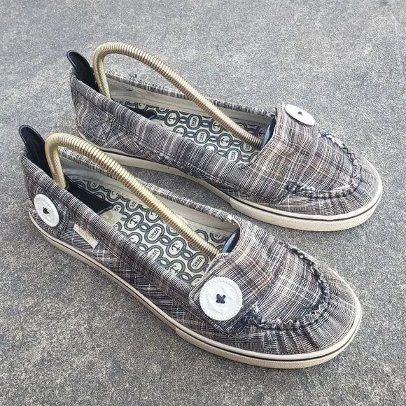 VANS Plaid Sailor - Womens Slip On - SIZE 7