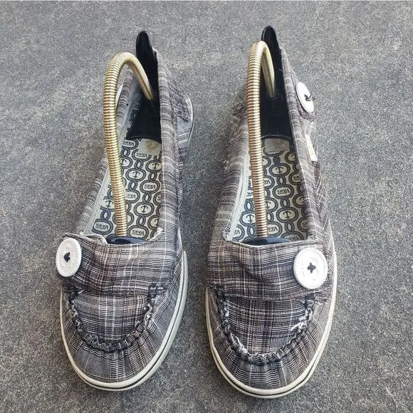 VANS Plaid Sailor - Womens Slip On - SIZE 7