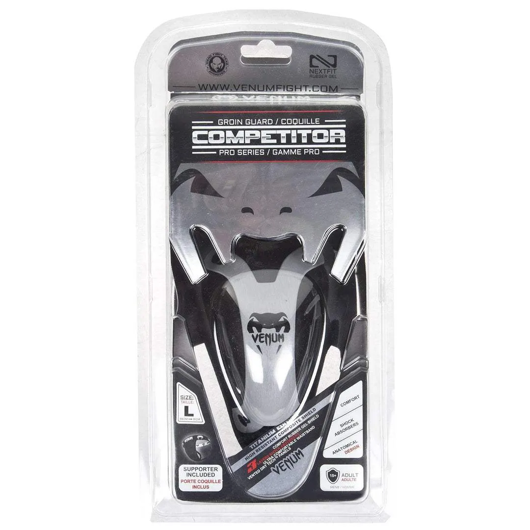 VENUM COMPETITOR GROIN GUARD & SUPPORT - SILVER SERIES