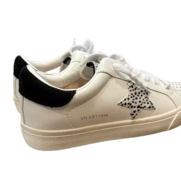 Vintage Havana White Studded Cheetah Mix Sneakers – Size 7