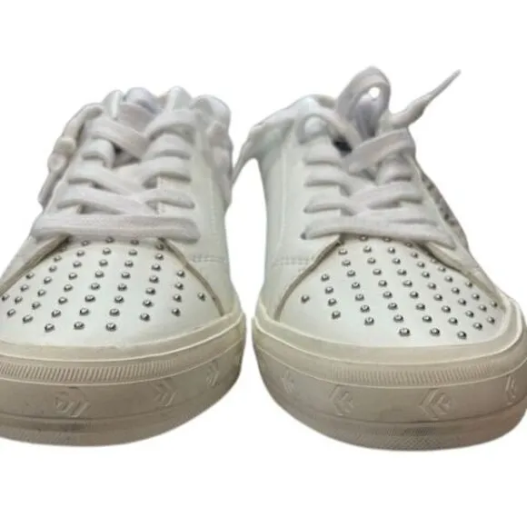 Vintage Havana White Studded Cheetah Mix Sneakers – Size 7