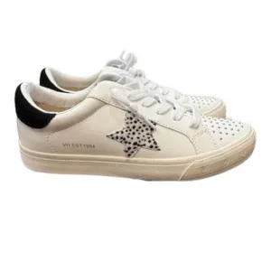 Vintage Havana White Studded Cheetah Mix Sneakers – Size 7