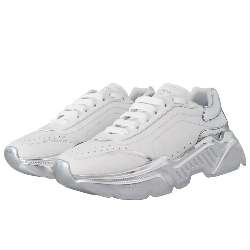 White Calfskin Men Sneaker