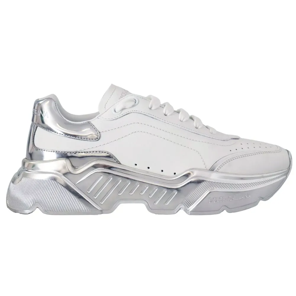 White Calfskin Men Sneaker