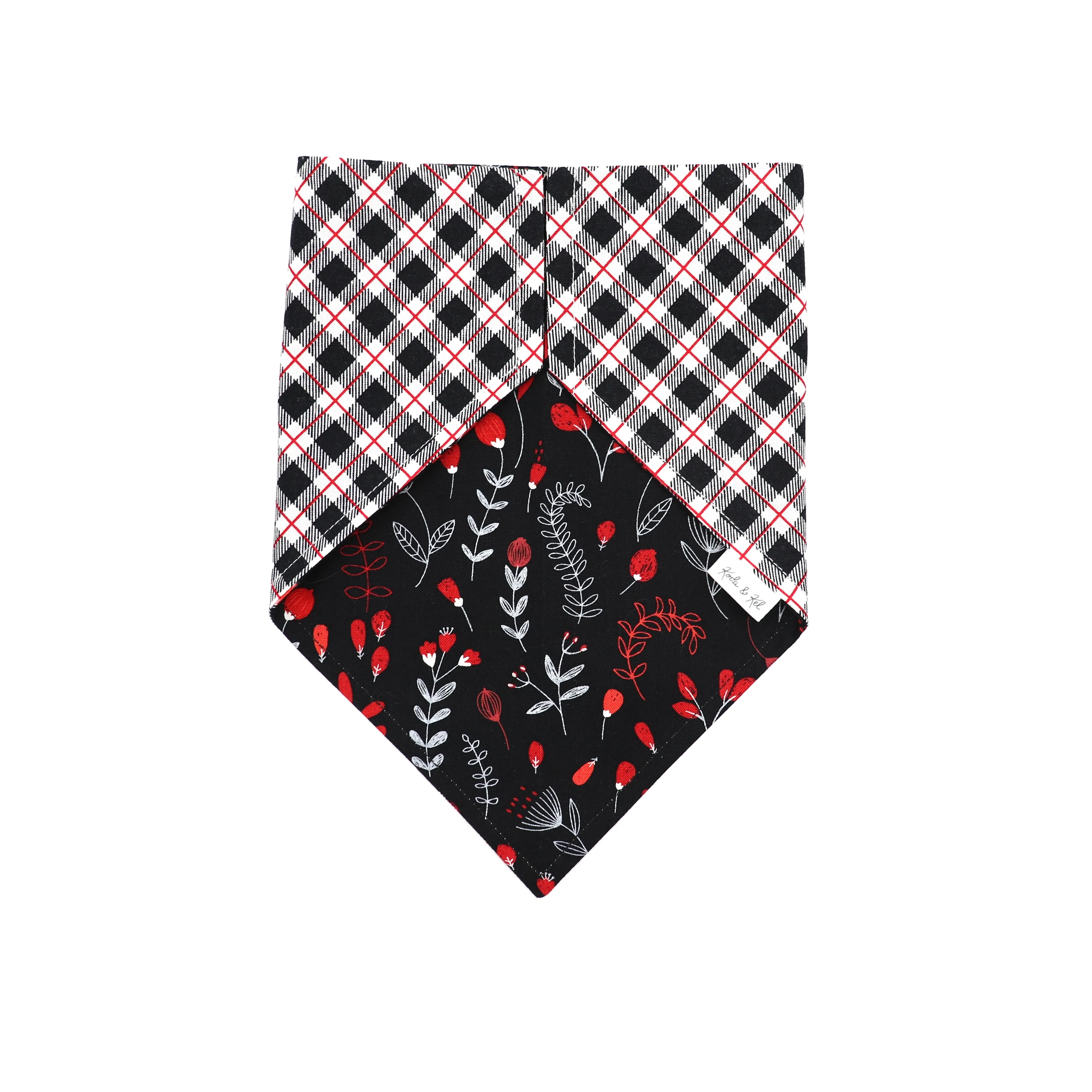 Winter Floral Slip On Bandana