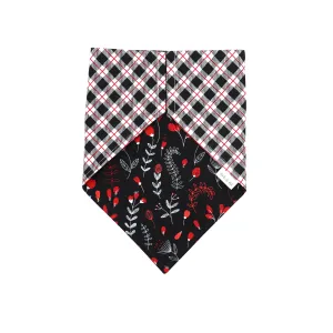 Winter Floral Slip On Bandana