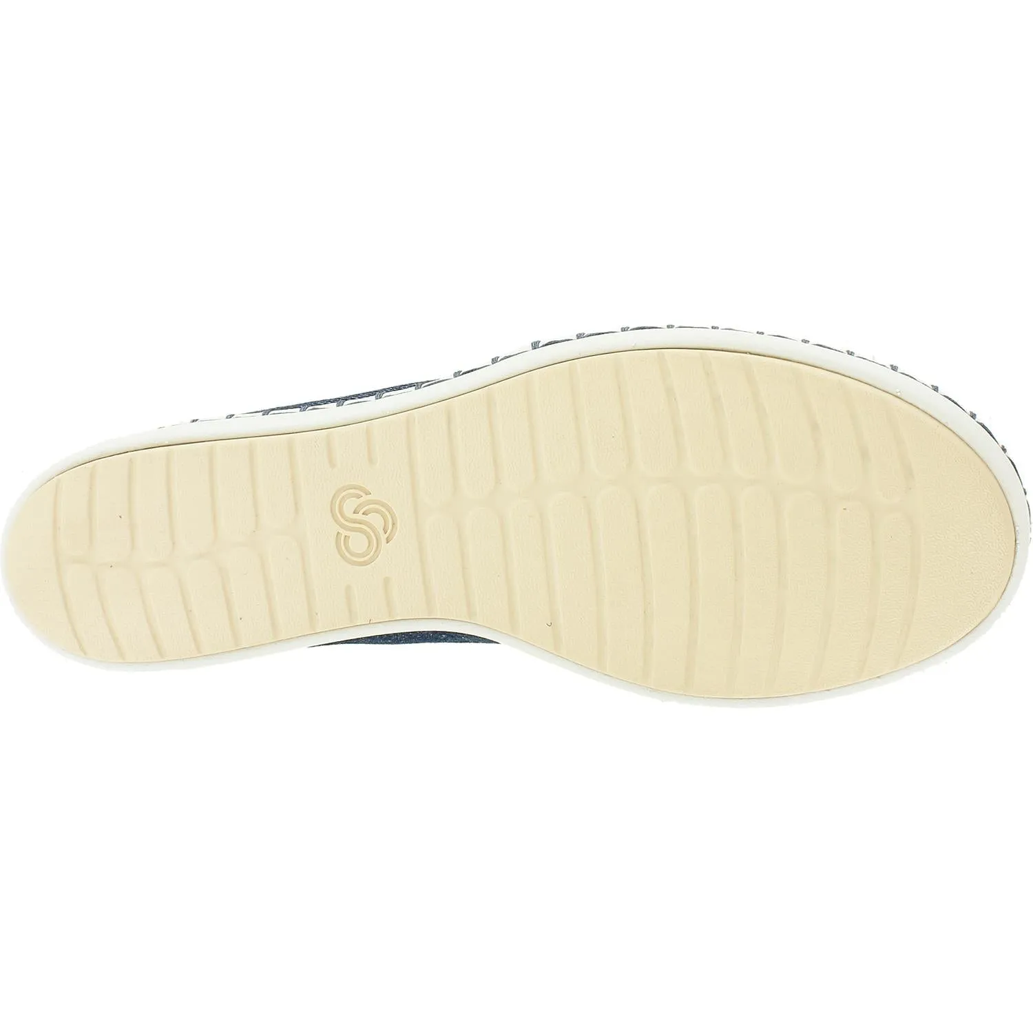 Women's Clarks Cloudsteppers Step Glow Slip Denim Canvas