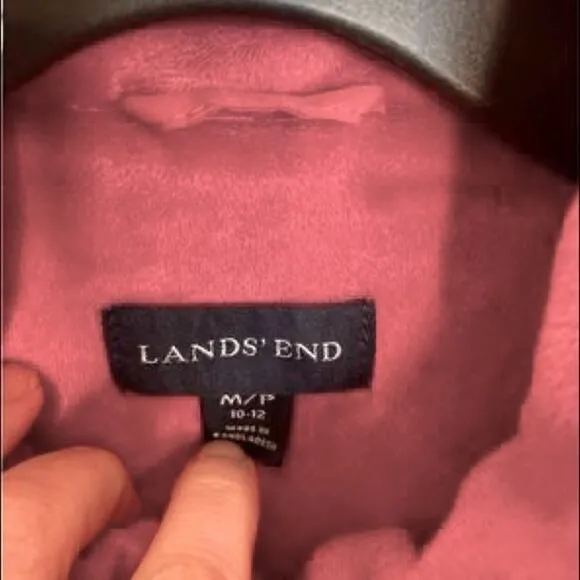 Womens Lands End Coat Size PMedium 10/12