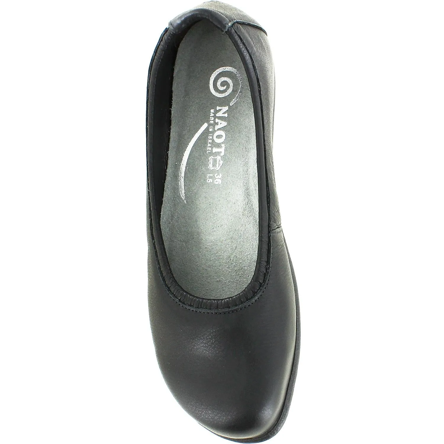 Women's Naot Taupo Soft Black Leather
