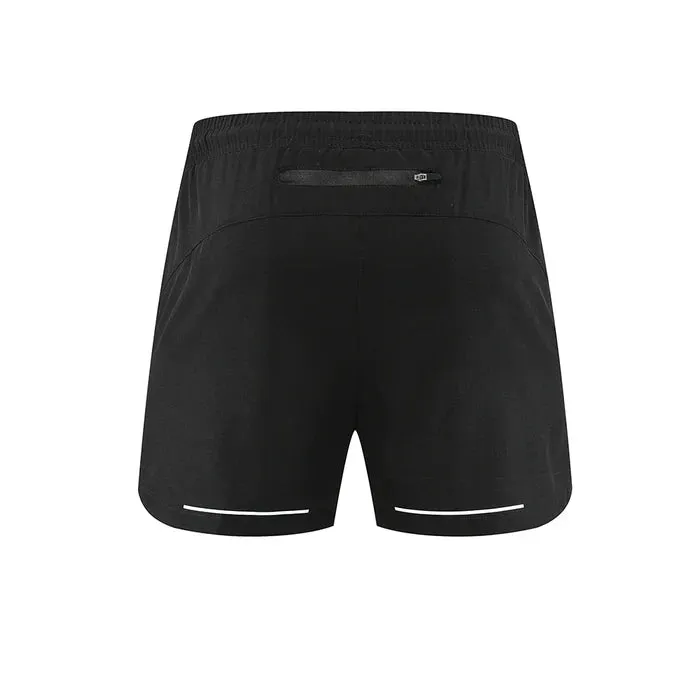 Yellow Skull Smiley Face Graphic Shorts